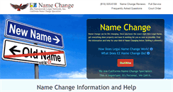 Desktop Screenshot of eznamechange.com